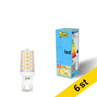LED lampa G9 | SMD | klar | 2700K | 3.5W | dimbar | 6st [123ink] LDR01959