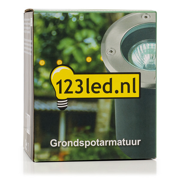 LED markspotlight GU10 | Rhodes | 110mm | IP67 | silver [123ink] 4021 LDR08505 - 4