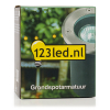 LED markspotlight GU10 | Rhodes | 110mm | IP67 | silver [123ink] 4021 LDR08505 - 4