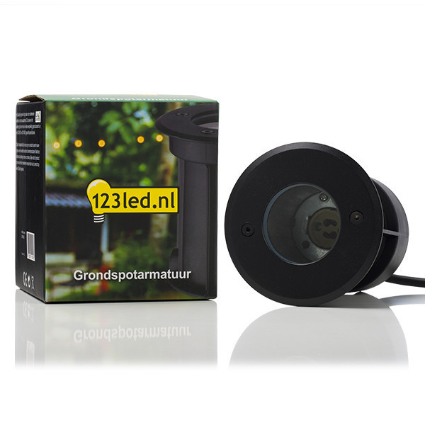 LED markspotlight GU10 | Rhodes | 110mm | IP67 | svart [123ink] KH7144A LDR08525 - 2