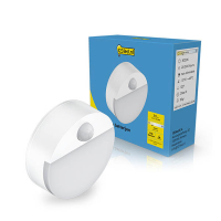 LED nattlampa | sensor | batteridriven | rund | vit [123ink] LDR02211