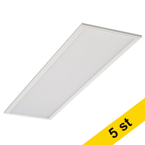 LED panel 30x120cm | 3000K | varmvit | 4000 lumen | UGR22 | 40W [123ink] 5st LDR08659 - 1