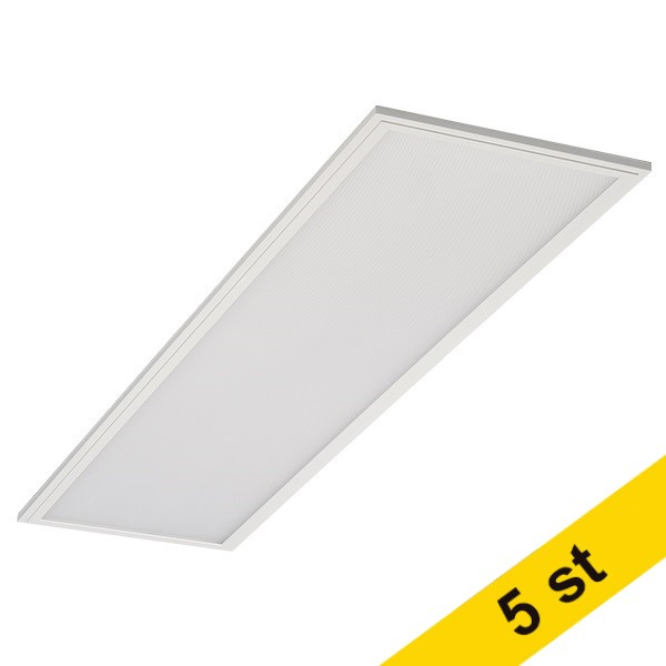 LED panel 30x120cm | 6500K | kallvit | 4000 lumen | UGR22 | 40W [123ink] 5st LDR08663 - 1