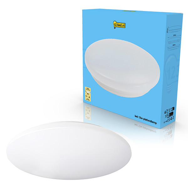 LED plafond | 3000K | Ø 27cm | IP44 | 12W [123ink]  LDR02030 - 1
