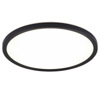 LED plafond Ø22,5cm | 3000-6000K | IP54 | 12W | Svart [123ink]  LDR02155