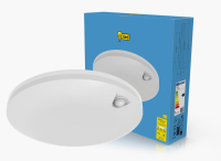 LED plafond Ø25cm med sensor | 3000-6000K | IP54 | 8W [123ink] LDR02252
