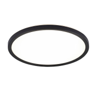 LED plafond Ø30cm dimbar | 3000-6000K | IP54 | 18W | svart [123ink] LDR02256