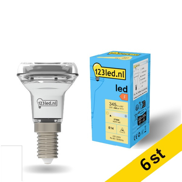LED reflektorlampa E14 dimbar | R50 | 4W (40W) [123ink] 6st LDR01921 - 1