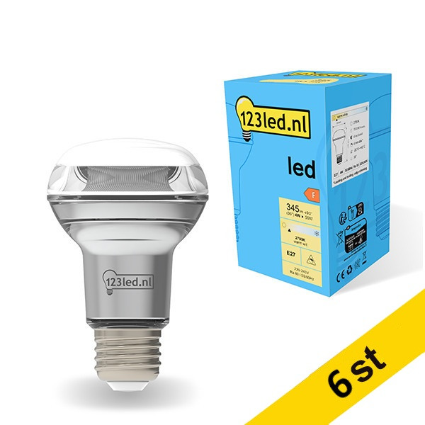 LED reflektorlampa E27 | R63 | 4W [123ink] 6st LDR01849 - 1