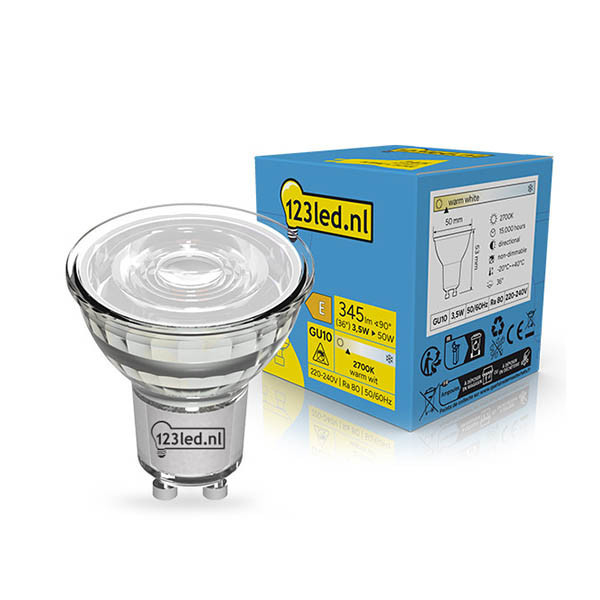 LED spotlight GU10 | 2700K | 3,5W (50W) [123ink] LDR02280 - 1