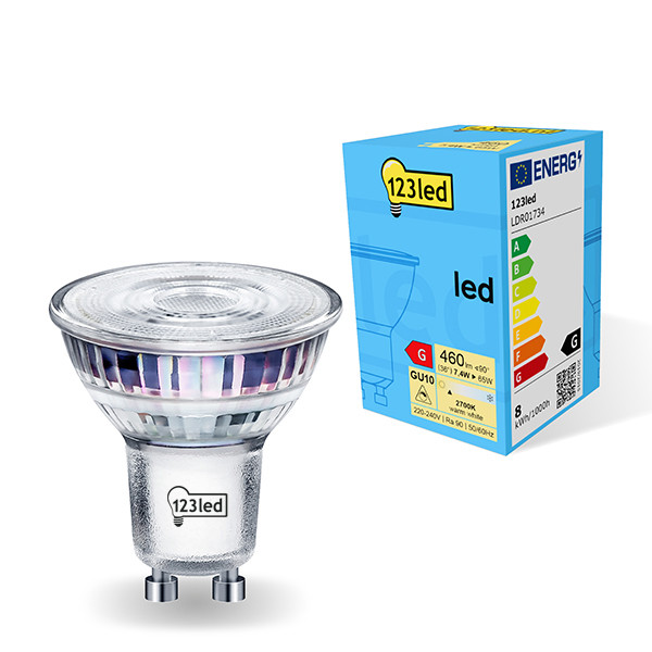 LED spotlight GU10 dimbar | 2700K | 7.4W (65W) [123ink] LDR01734 - 1
