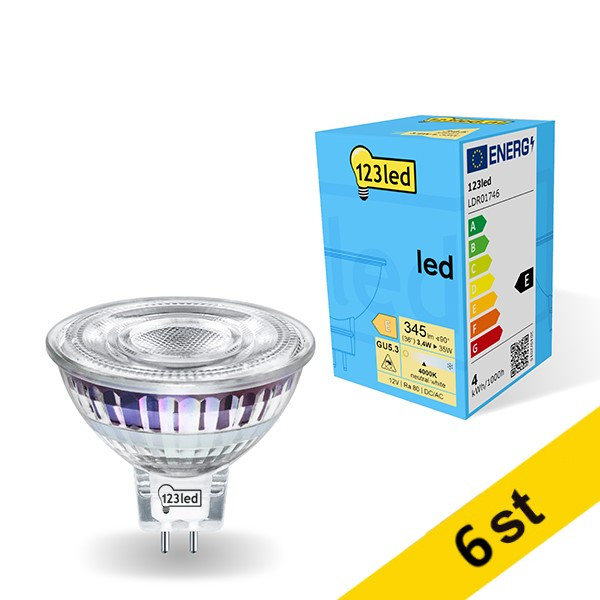 LED spotlight GU5.3 | MR16 | 3.4W (35W) [123ink] 6st LDR01747 - 1