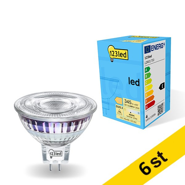 LED spotlight GU5.3 dimbar | MR16 | 3.4W (35W) [123ink] 6st LDR01751 - 1