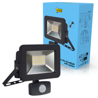 LED strålkastare med sensor 20W | 6000K | 2200lm | IP65 [123ink] 0310713L123 LDR01989