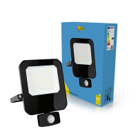 LED strålkastare med sensor 50W | 6500K | 6000lm | IP65 [123ink] LDR02209