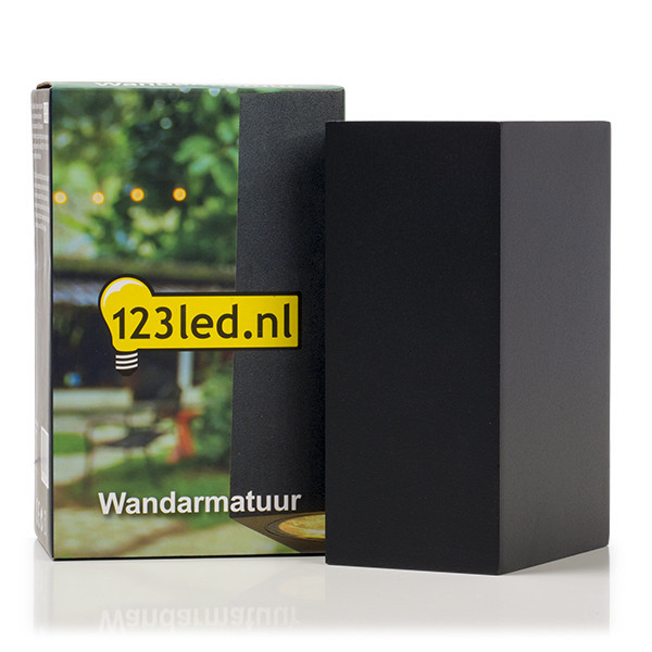 LED vägglampa 2xGU10 | San Fransisco | IP44 | svart [123ink] 1114 LDR08502 - 2