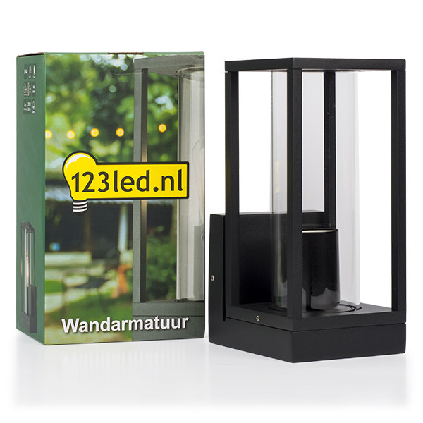 LED vägglampa E27 | Dakota | IP44 | svart [123ink] 5931 LDR08507 - 2