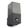 LED vägglampa E27 | Smokey | IP44 | 120 x 167mm | svart [123ink] 6152-PIR LDR08513 - 3