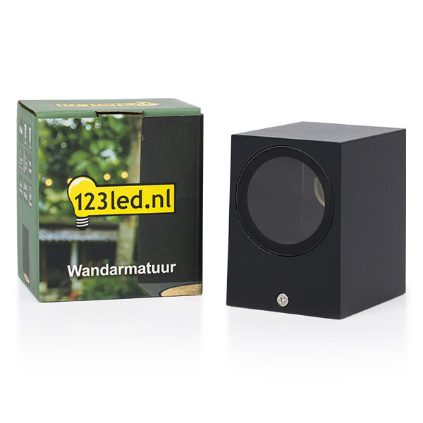 LED vägglampa GU10 | San Diego | IP44 | svart [123ink] 1111 LDR08501 - 2