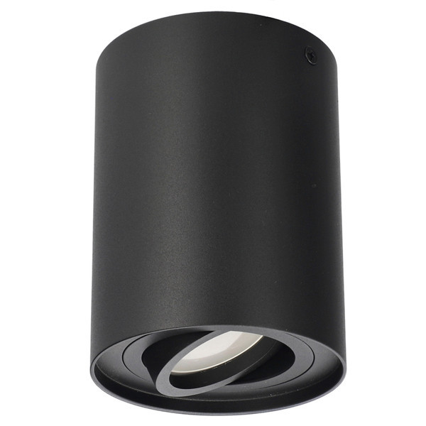 LED ytmonterad spotlight GU10 | Ø 95mm | IP20 | svart [123ink] 612900132c EDO777100 LDR07104 - 1