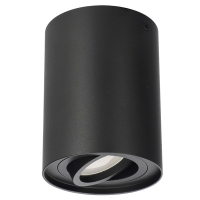 LED ytmonterad spotlight GU10 | Ø 95mm | IP20 | svart [123ink] 612900132c EDO777100 LDR07104