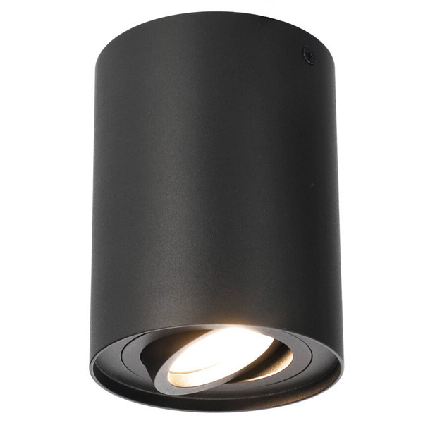 LED ytmonterad spotlight GU10 | Ø 95mm | IP20 | svart [123ink] 612900132c EDO777100 LDR07104 - 2