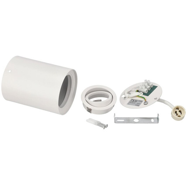 LED ytmonterad spotlight GU10 | Ø 95mm | IP20 | vit [123ink] 612900131c EDO777101 LDR07105 - 5