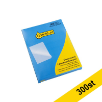 Lamineringsfickor A5 80 mik. | blank | 123ink 300st 302930