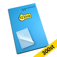 Lamineringsfickor kreditkort (54 x 86mm) 125 mik | blank | 123ink 300st⭐ 301133