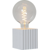Lampfot E27 Box | 10cm | vit [Star Trading] 298-30 502083 - 3