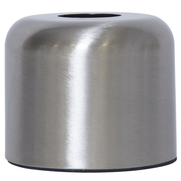 Lampfot E27 Glans | 10cm | borstat stål [Star Trading] 297-75 502100 - 1