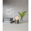 Lampfot E27 Glans | 10cm | borstat stål [Star Trading] 297-75 502100 - 4