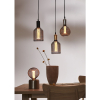 Lampfot E27 Glans | 10cm | borstat stål [Star Trading] 297-75 502100 - 6