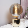 Lampfot E27 Glans | 10cm | mässing [Star Trading] 297-71 502096 - 2