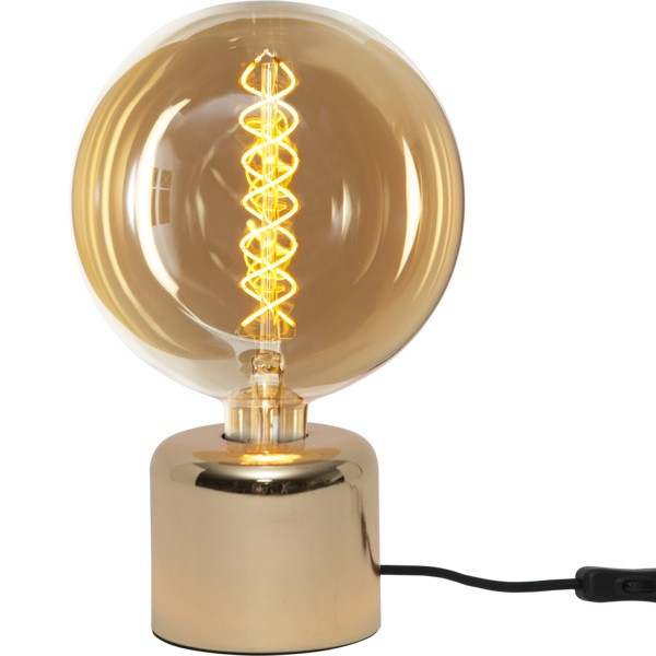 Lampfot E27 Glans | 10cm | mässing [Star Trading] 297-71 502096 - 5