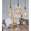 Lampfot E27 Glans | 10cm | mässing [Star Trading] 297-71 502096 - 6