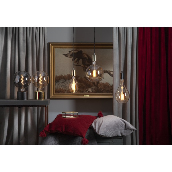 Lampfot E27 Glans | 10cm | svart [Star Trading] 297-72 502097 - 7
