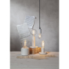 Lampfot E27 Glans | 10cm | vit [Star Trading] 297-74 502099 - 6