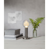 Lampfot E27 Glans | 17cm | borstat stål [Star Trading] 297-15 502095 - 4