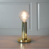 Lampfot E27 Glans | 17cm | mässing [Star Trading] 297-11 502091 - 2