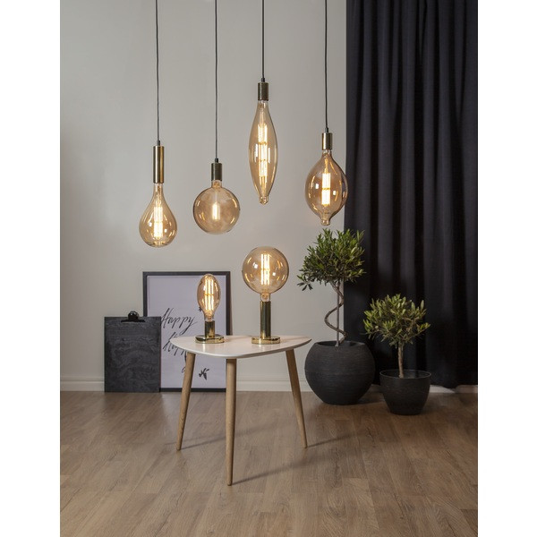 Lampfot E27 Glans | 17cm | mässing [Star Trading] 297-11 502091 - 7