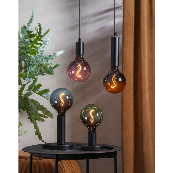 Lampfot E27 Glans | 17cm | svart [Star Trading] 297-12 502092 - 6