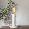 Lampfot E27 Glans | 17cm | vit [Star Trading] 297-14 502094 - 2