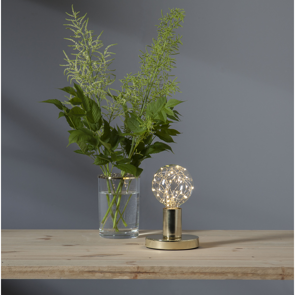 Lampfot E27 Glans | 8,5cm | mässing  [Star Trading]⭐ 297-01 361976 - 5