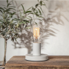 Lampfot E27 Glans | 8,5cm | vit [Star Trading] 297-04 502089 - 2