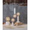 Lampfot E27 Glans | 8,5cm | vit [Star Trading] 297-04 502089 - 5