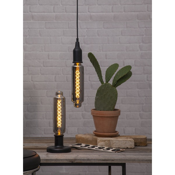 Lampfot E27 JoJo | 10cm | svart [Star Trading] 297-92 502101 - 6