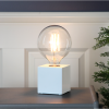 Lampfot E27 Kub | 9cm | vit [Star Trading] 296-33 361979 - 2