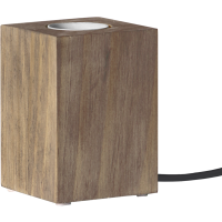 Lampfot E27 Lys | 10cm | brun [Star Trading] 296-01 361980