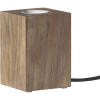Lampfot E27 Lys | 10cm | brun [Star Trading]